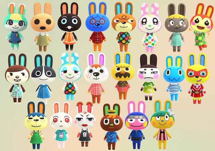 bunny villagers