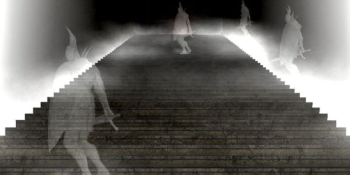 Dark-Souls-Black-Knight-Spirits-Staircase