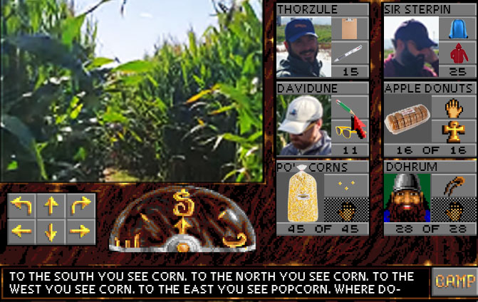 DnD corn maze