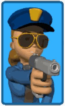 Lady Cop Police GIF - Lady Cop Police Nightstick - Discover & Share GIFs